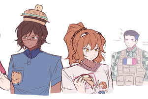 Colored sketch